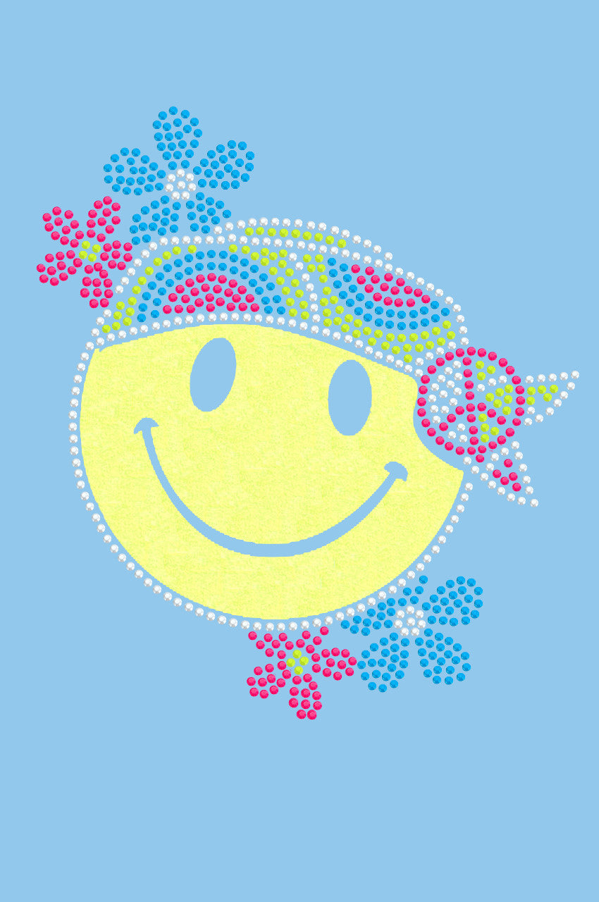 Happy Face Hippy - Womens T-shirt