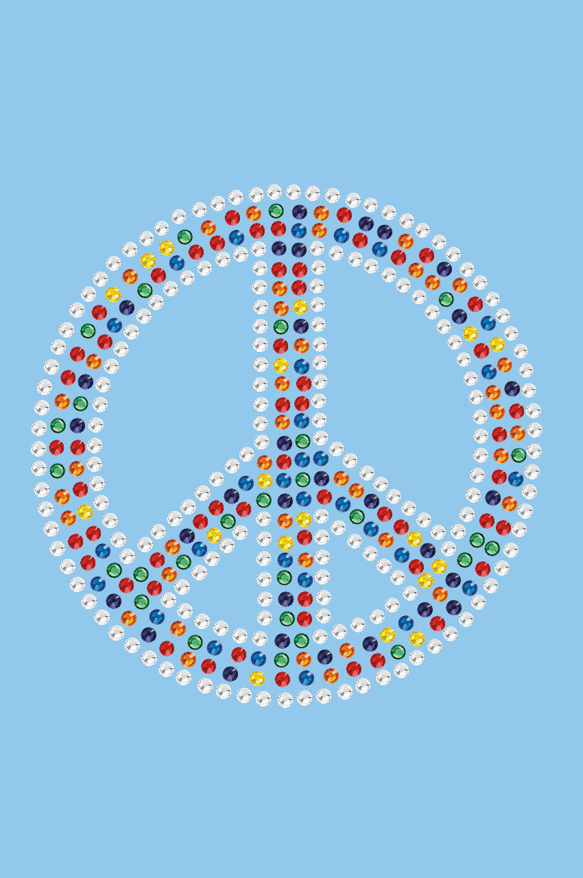 Peace Sign (Multicolor) - Womens T-shirt