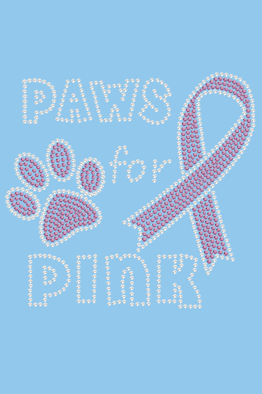 Paws for Pink - Womens T-shirt