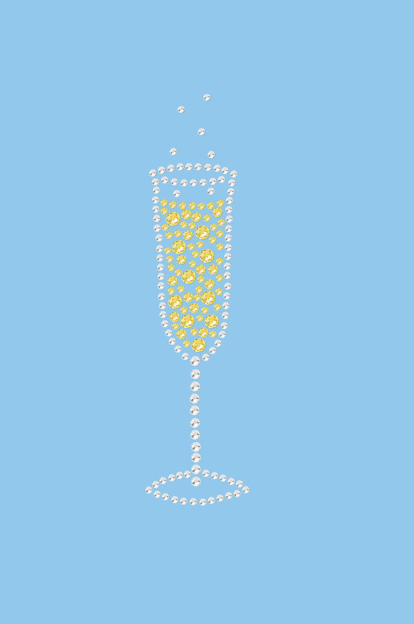 Champagne Flute - Womens T-shirt
