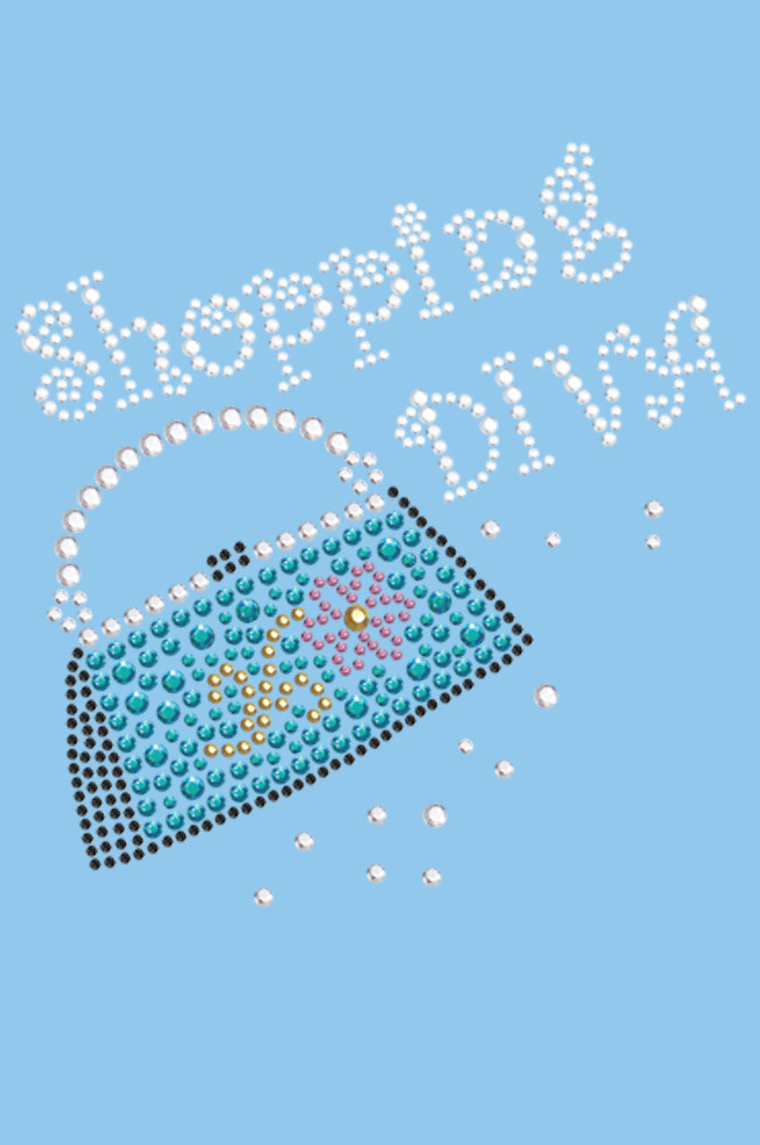 Shopping Diva & Handbag - Bandanna