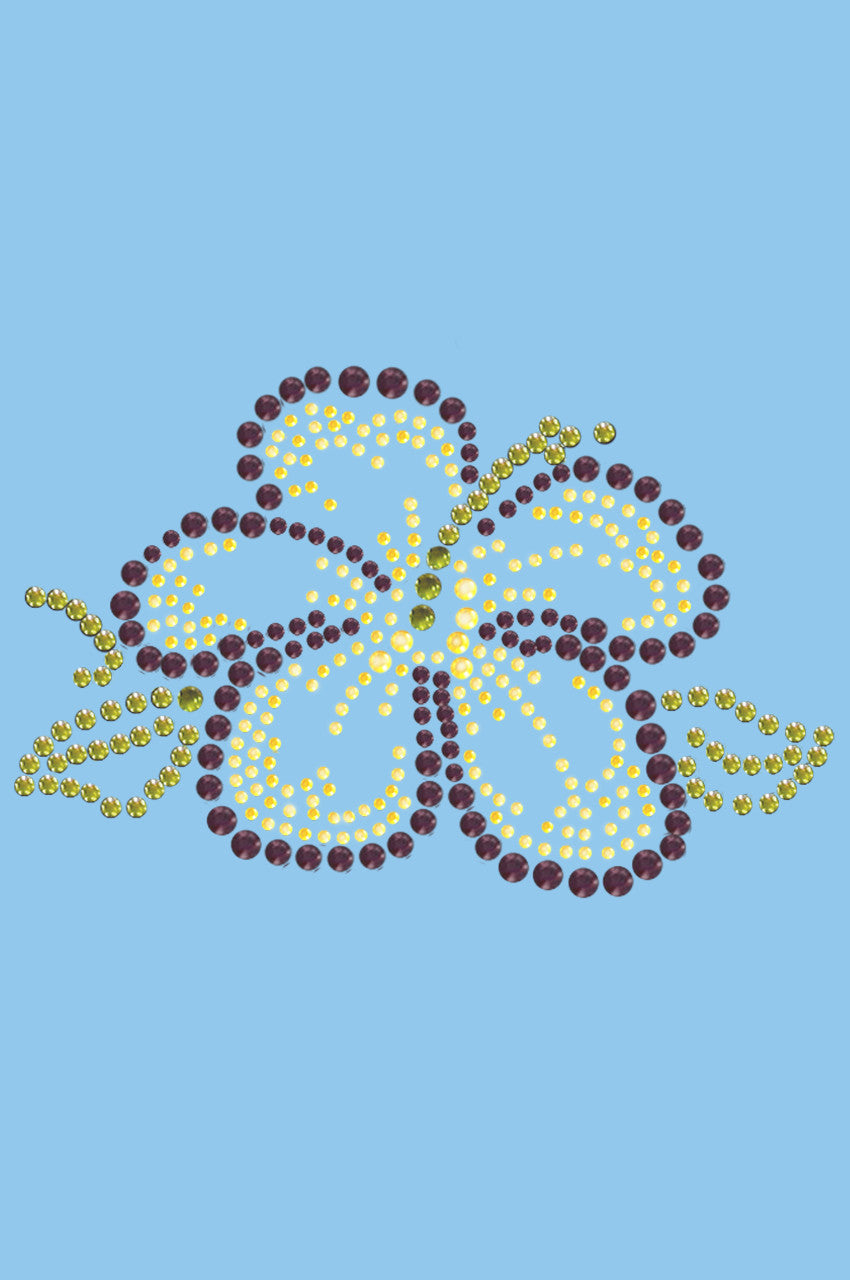 Purple & Yellow Hibiscus - Women's T-shirt