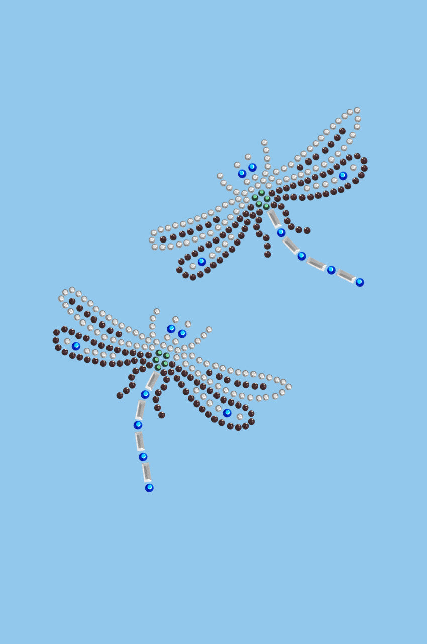Two Small Dragonfly - Womens T-shirt
