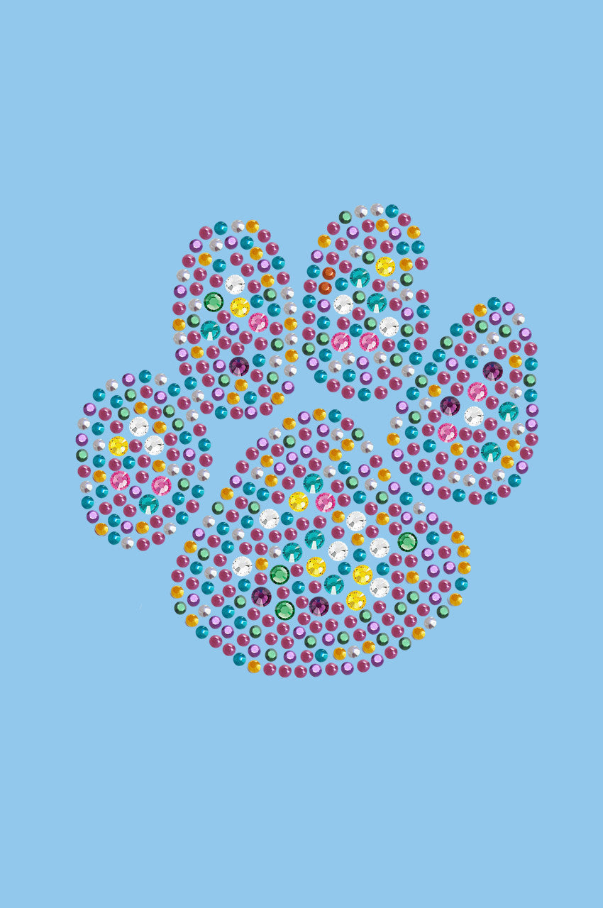 Multicolor Paw - Womens T-shirt