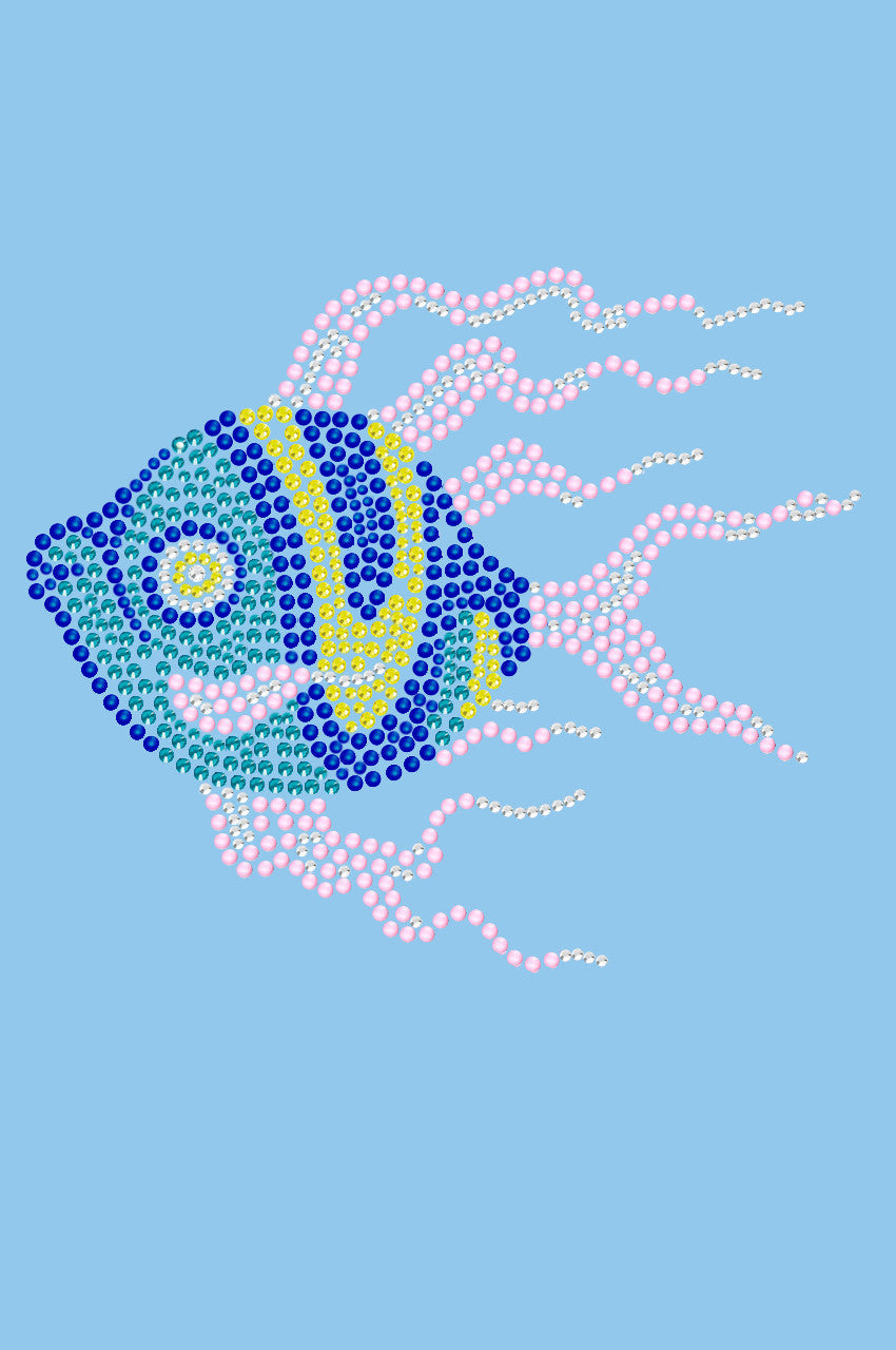 Fish (Pink & Blue) - Womens T-shirt