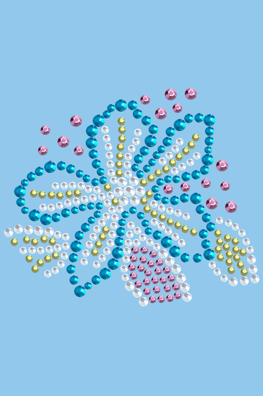 Turquoise Flower - Bandanna