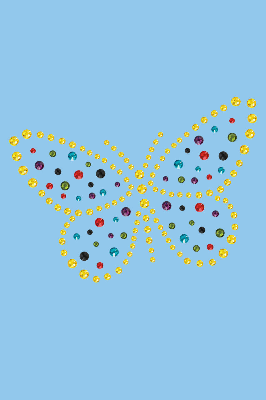 Yellow Dotted Butterfly - Bandanna