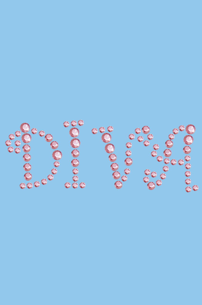Diva (Pink Rhinestuds) - Womens T-shirt