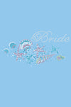 Bride with Seashells- Womens T-shirt