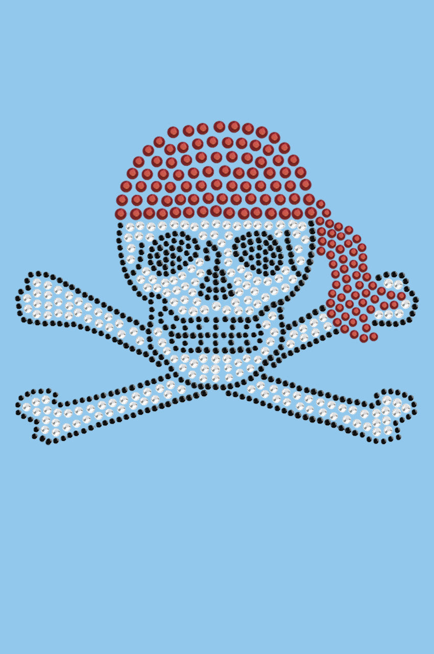 Skull with Red Bandanna - Womens Tee