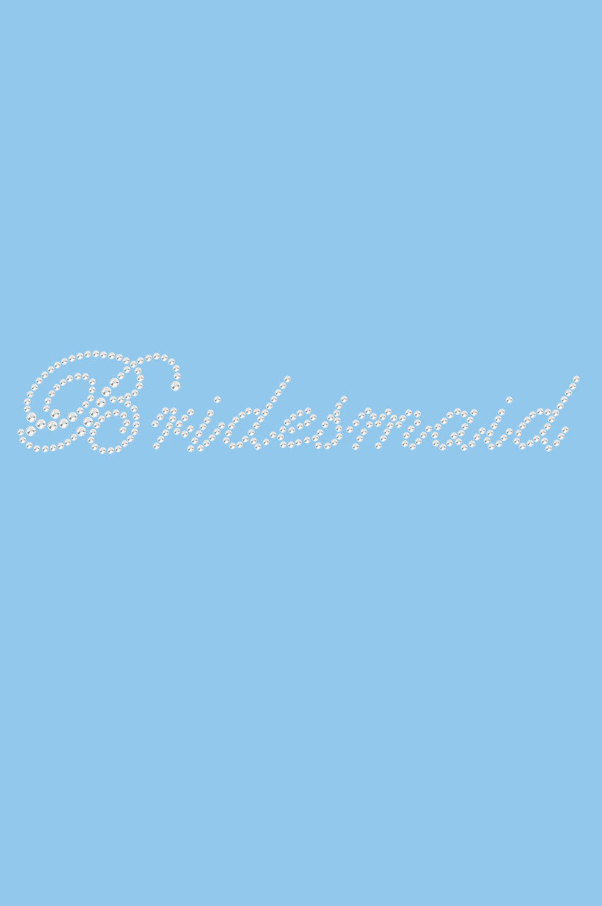Bridesmaid (Script Letters)- Womens T-shirt