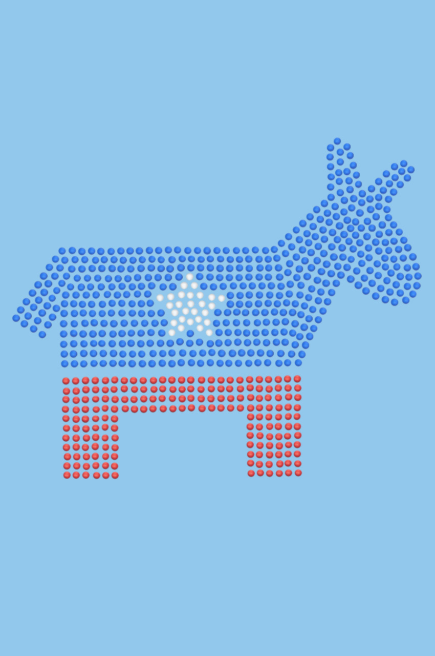 Patriotic Donkey - Women's T-shirt