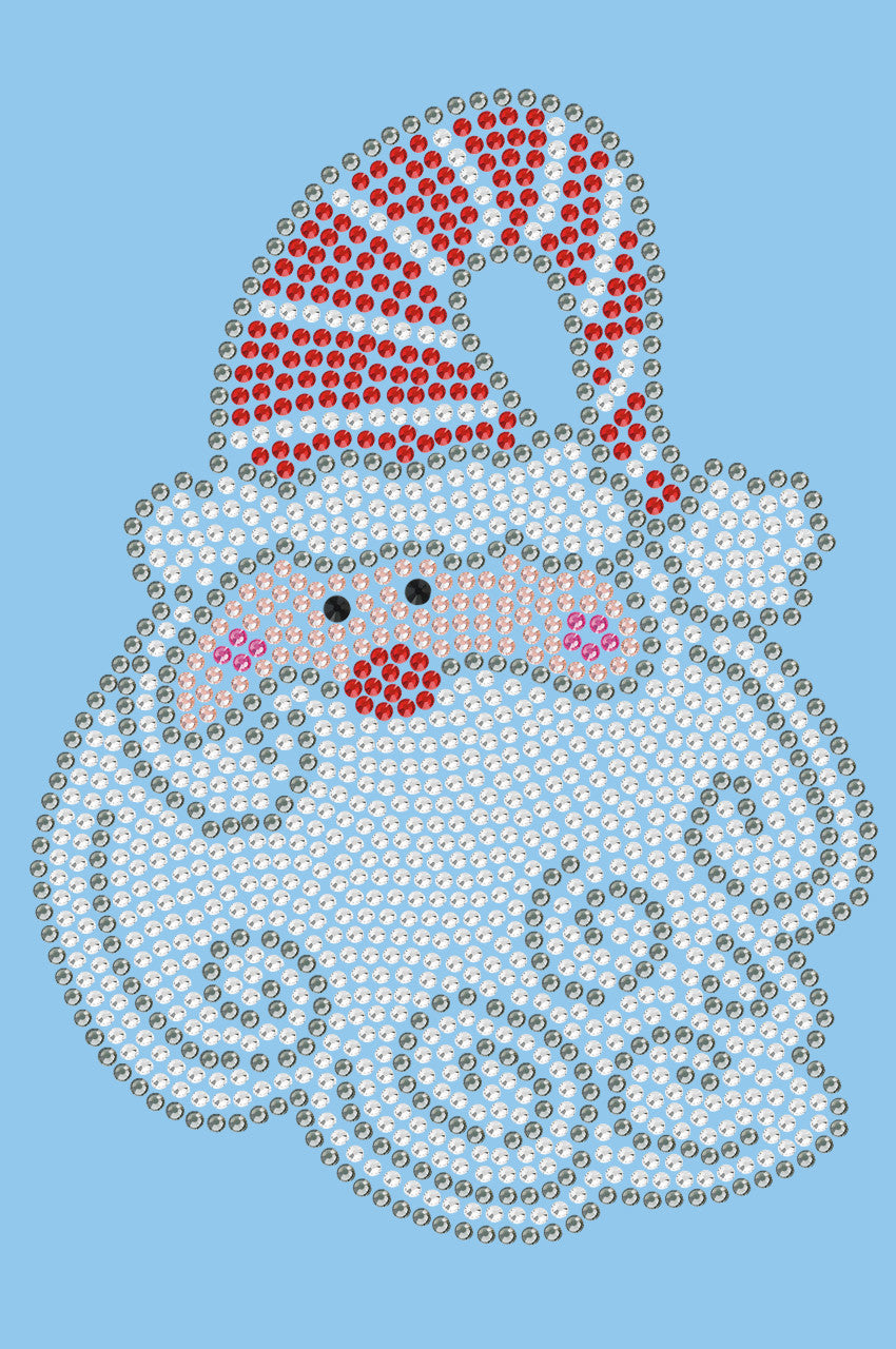 Santa Face with Curly Beard - Bandana