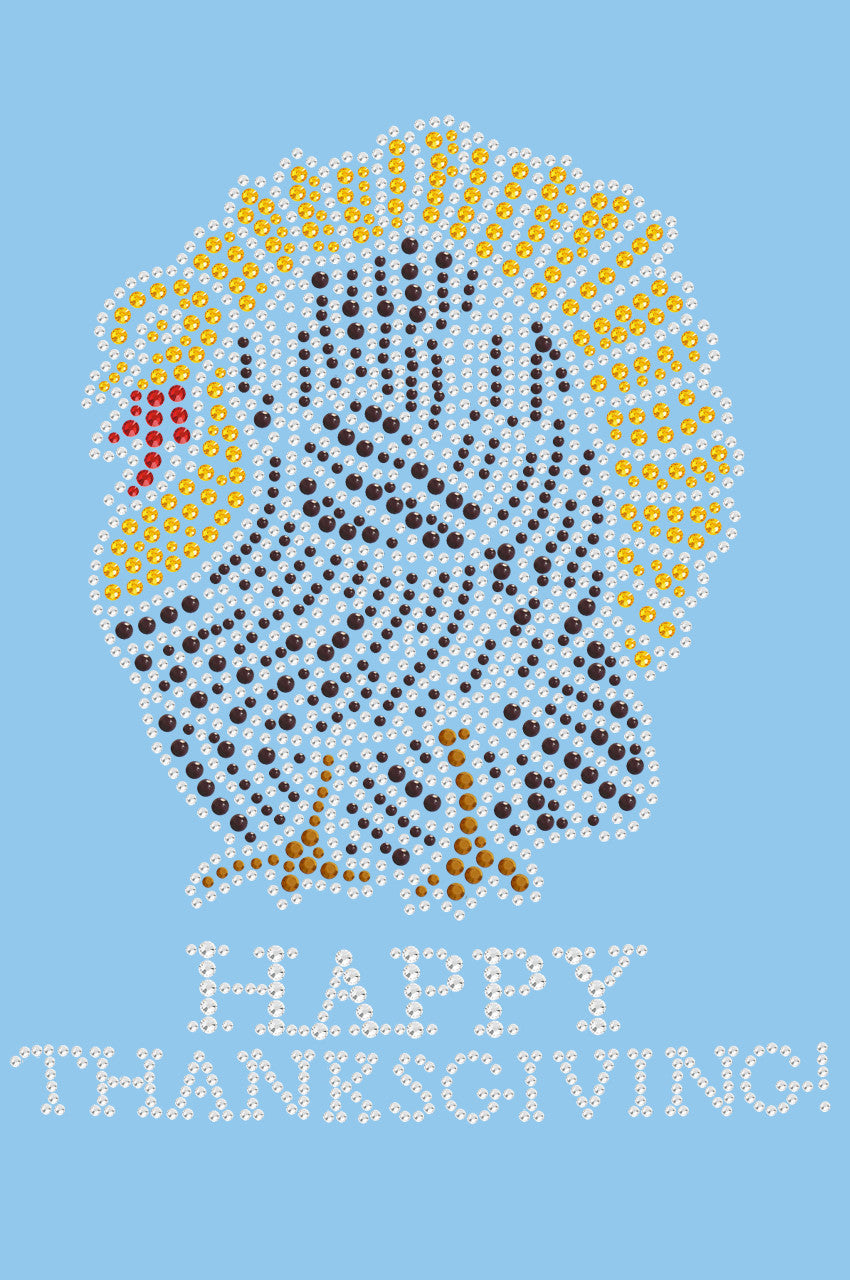 Happy Thanksgiving Turkey 1- Womens T-shirt