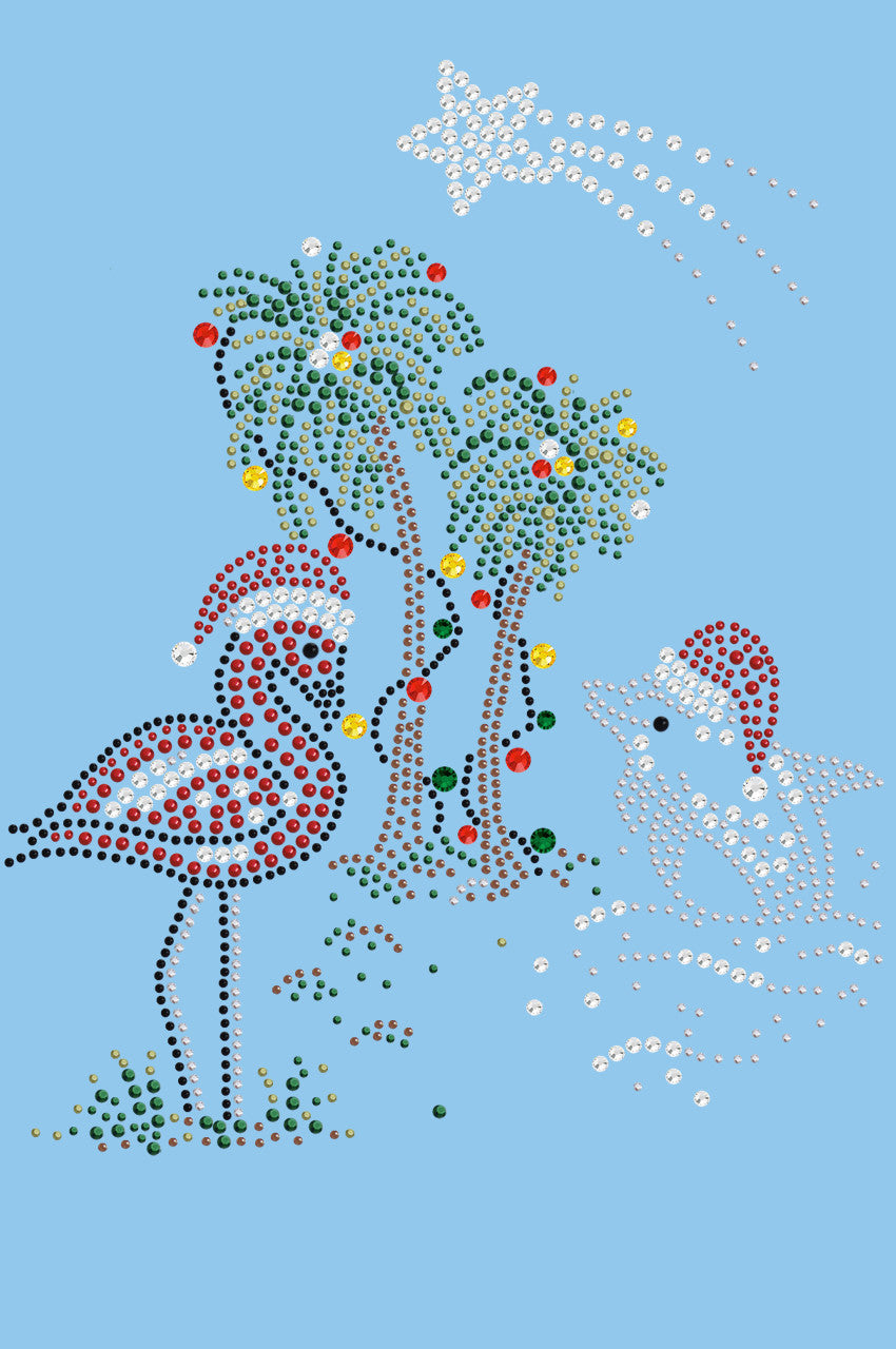 Tropical Christmas - Womens T-shirt