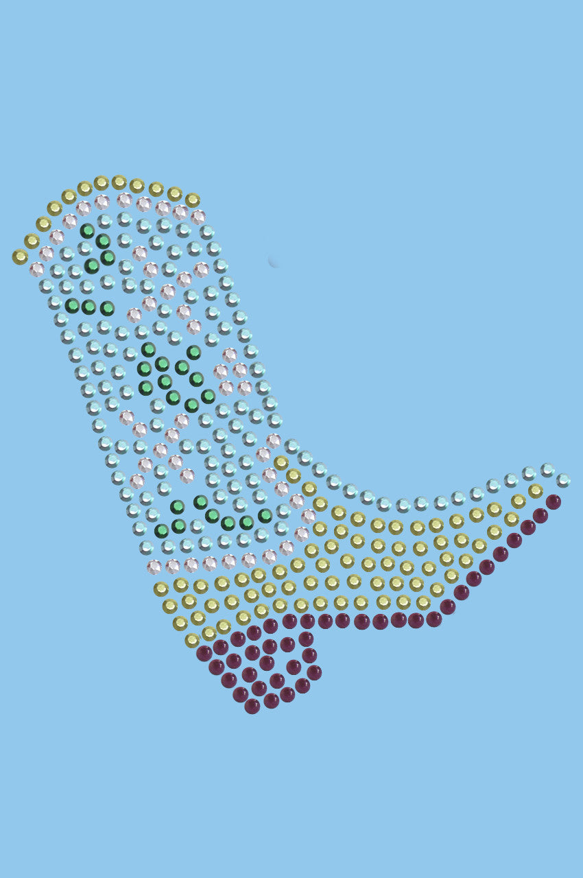 Boot (Green & Turquoise) - Women's T-shirt