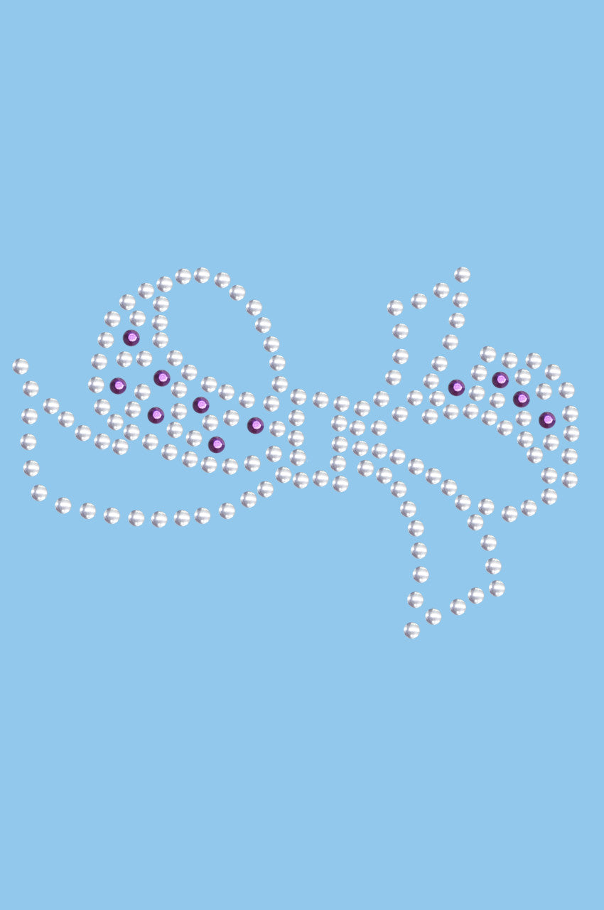 Bow (Purple & Silver) - Custom Tutu