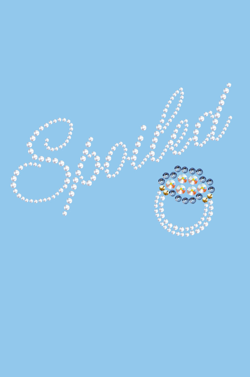 Spoiled - Austrian crystal Sapphire Ring - Womens T-shirt