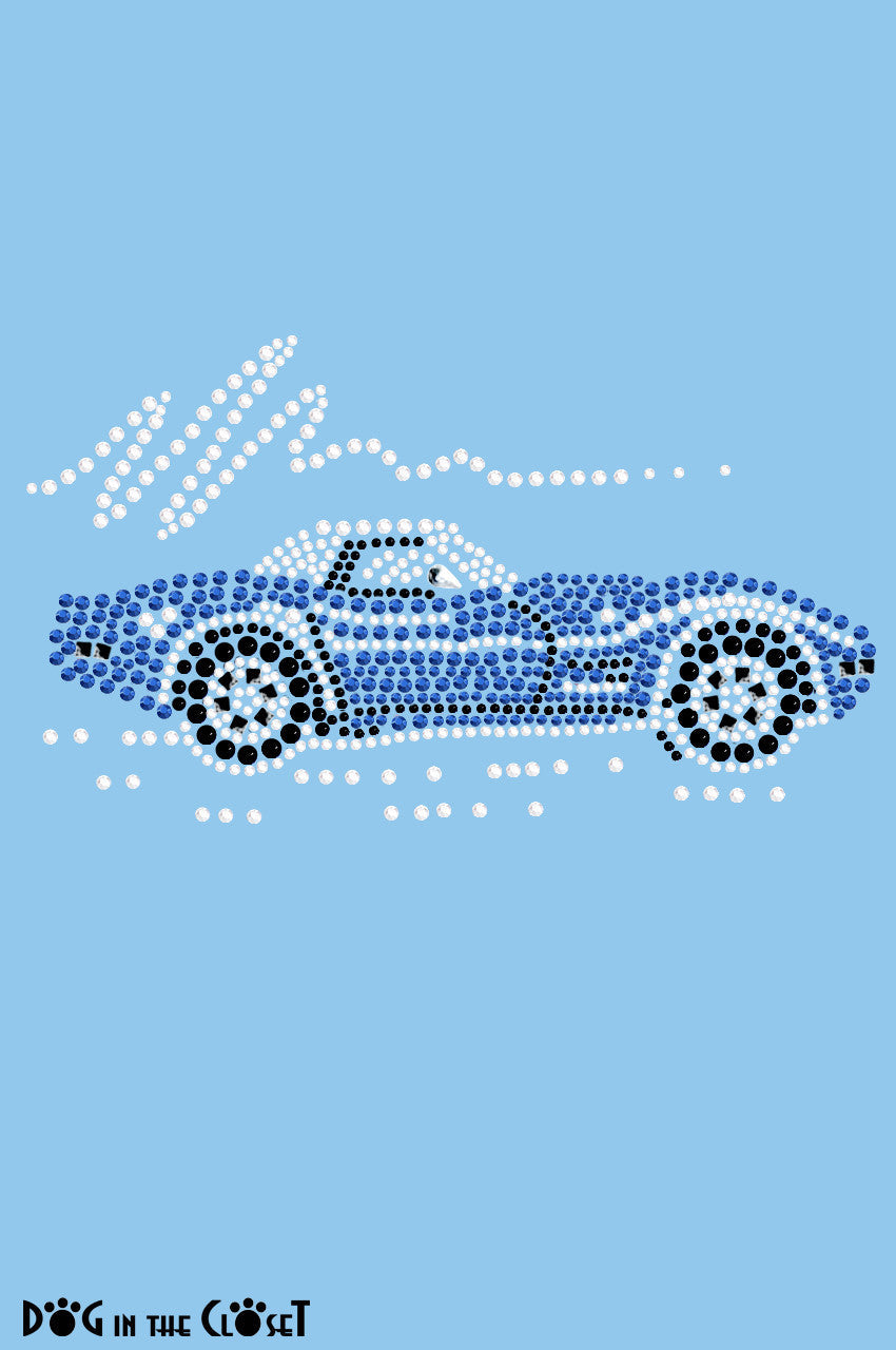 Blue Corvette - Womens T-shirt