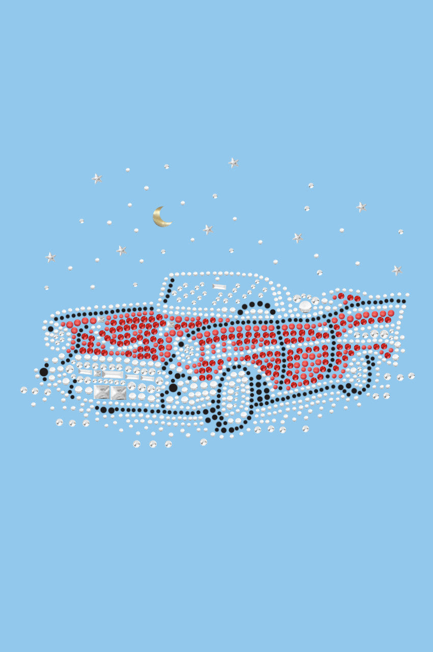 Red Convertible - Womens T-shirt