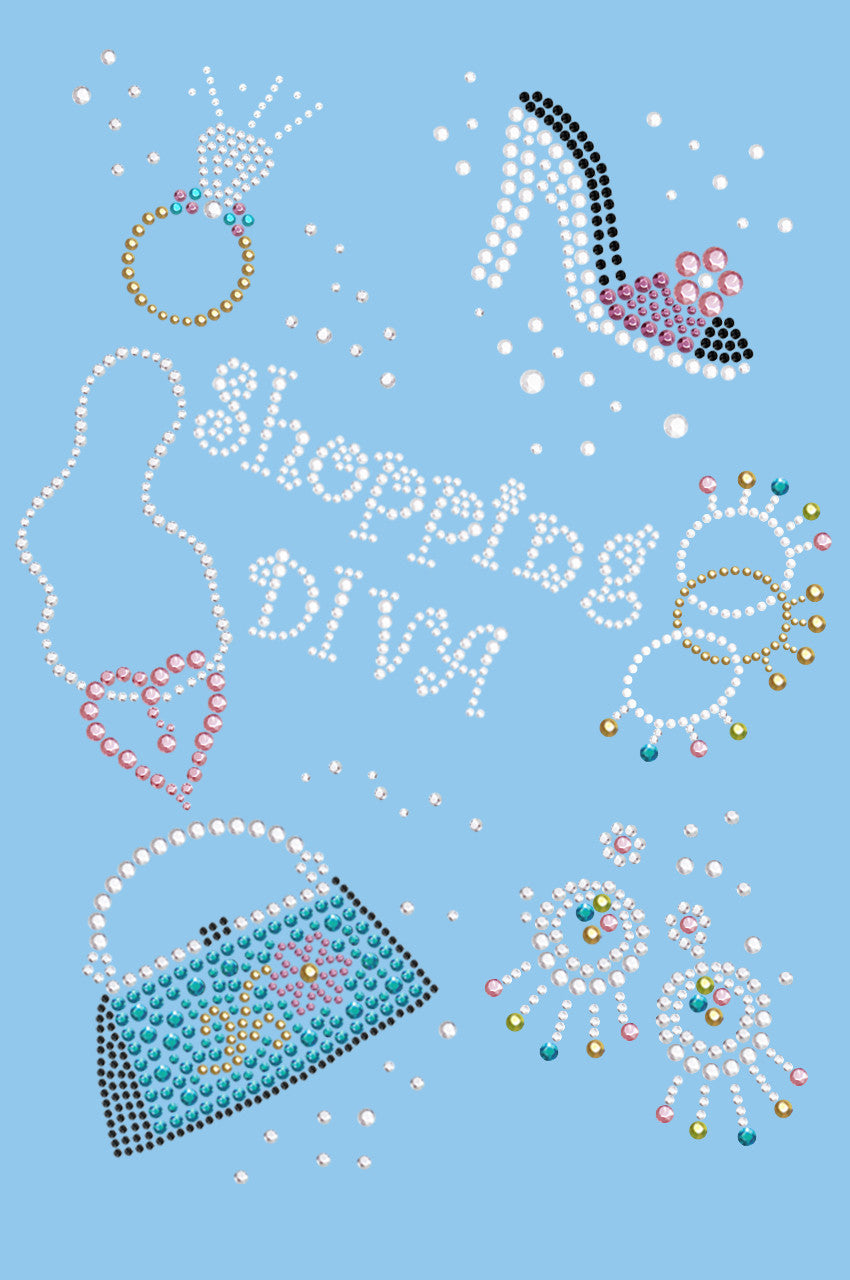 Shopping Diva - Womens T-shirt