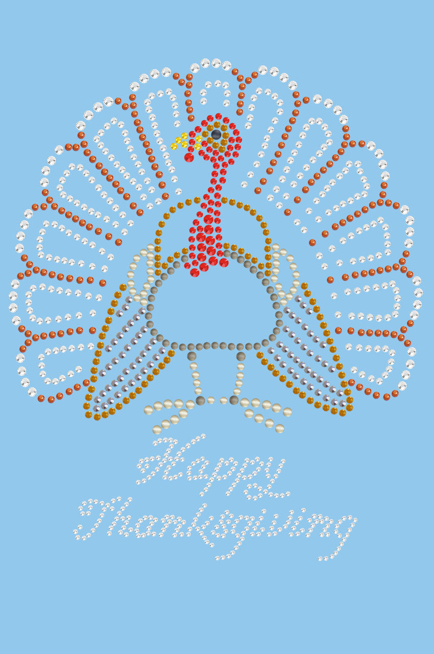 Happy Thanksgiving Turkey 2 - Womens T-shirt
