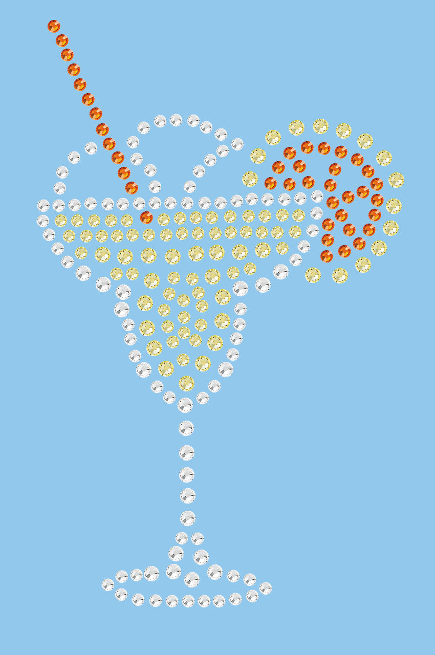 Pineapple Orange Tropical Drink - Womens T-shirt