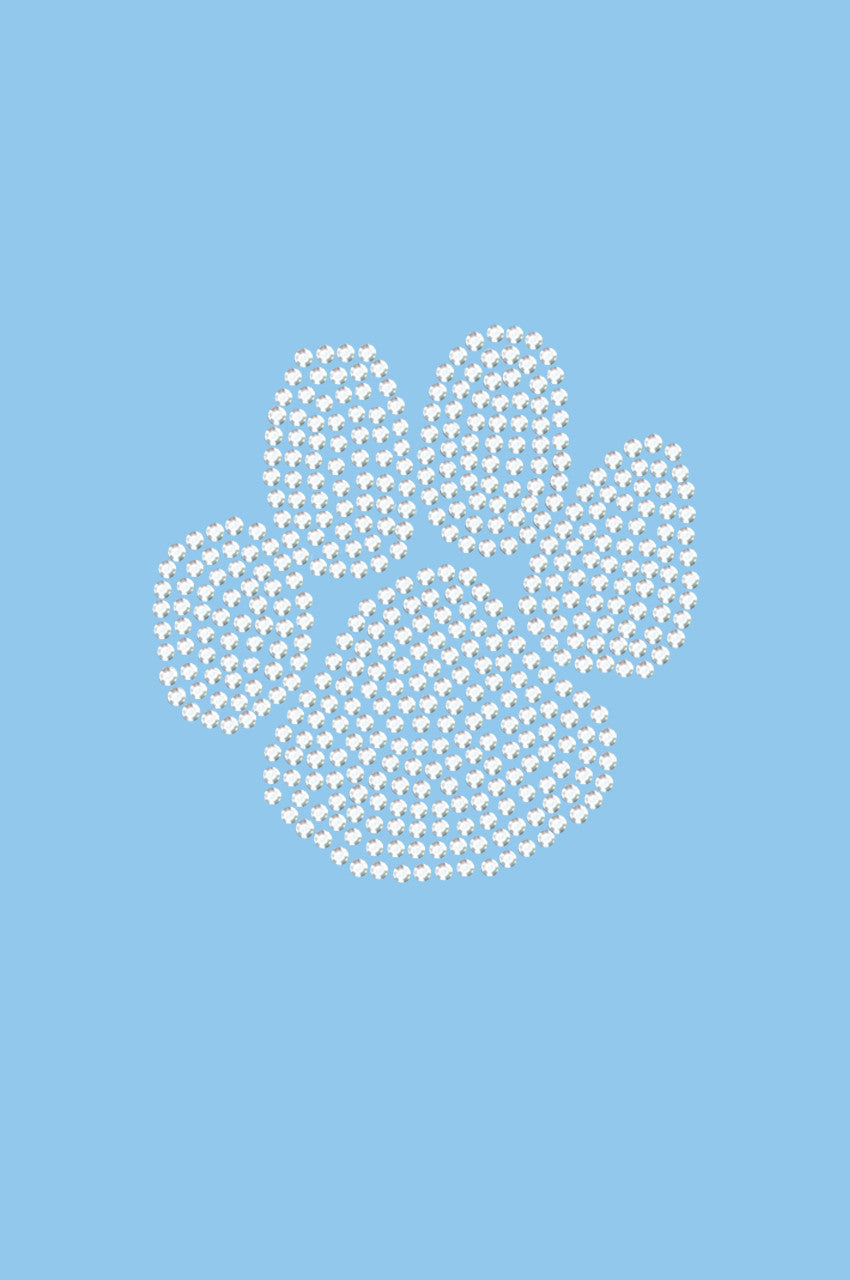 Paw (Rhinestone) - Womens T-shirt