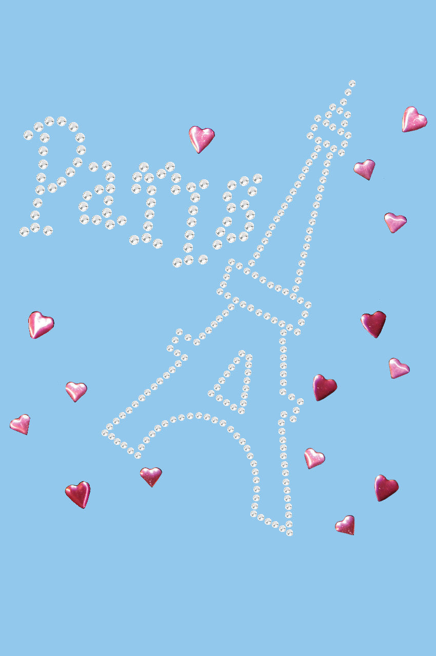Paris with Ethel Tower - Womens T-shirt