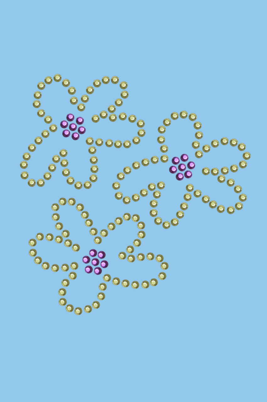 Three Lime Flowers - Women's T-shirt