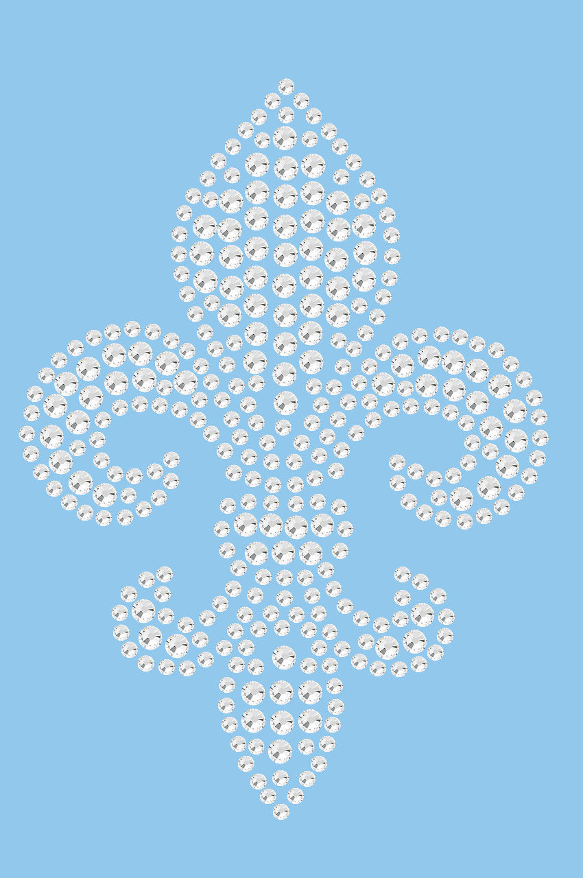 Fleur de Lis (Rhinestone) - Womens T-shirt
