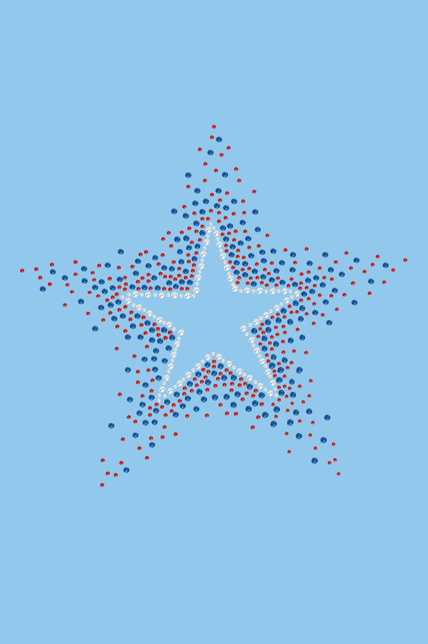 Star (Red & Blue)- Bandanna