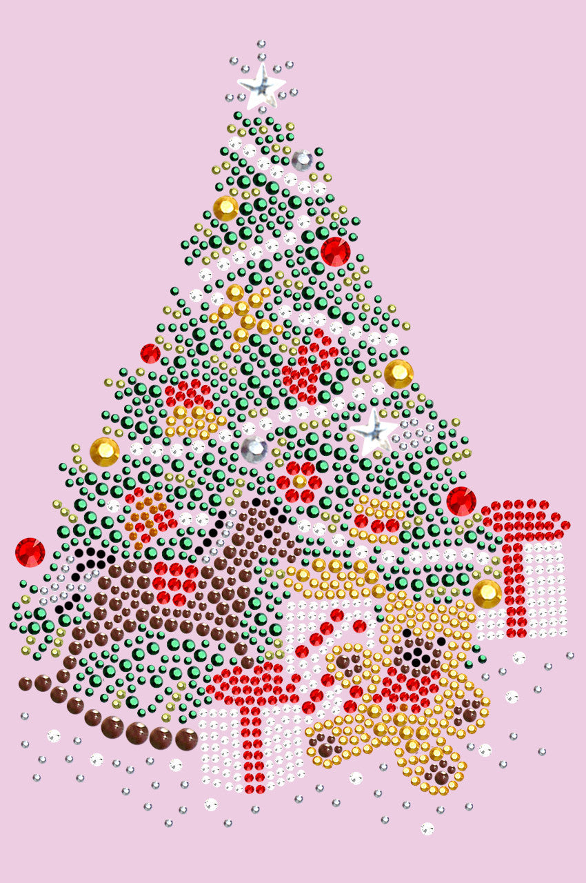 Christmas Tree 2 with Teddy Bear - Womens T-shirt