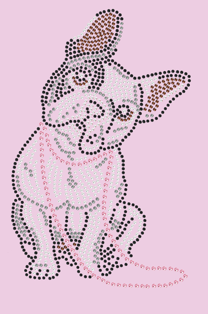 French Bull Dog with Necklace - Womens Tee