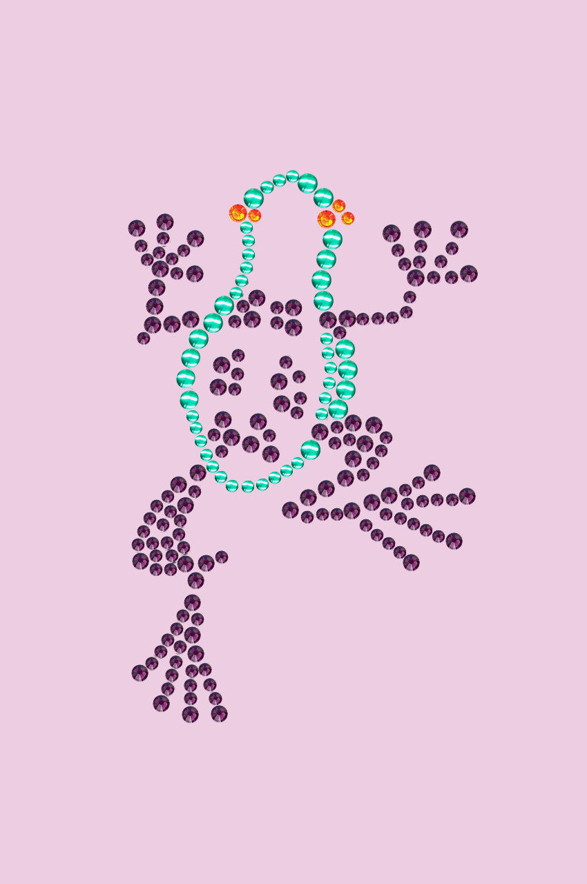 Frog (Green & Purple) - Womens T-shirt