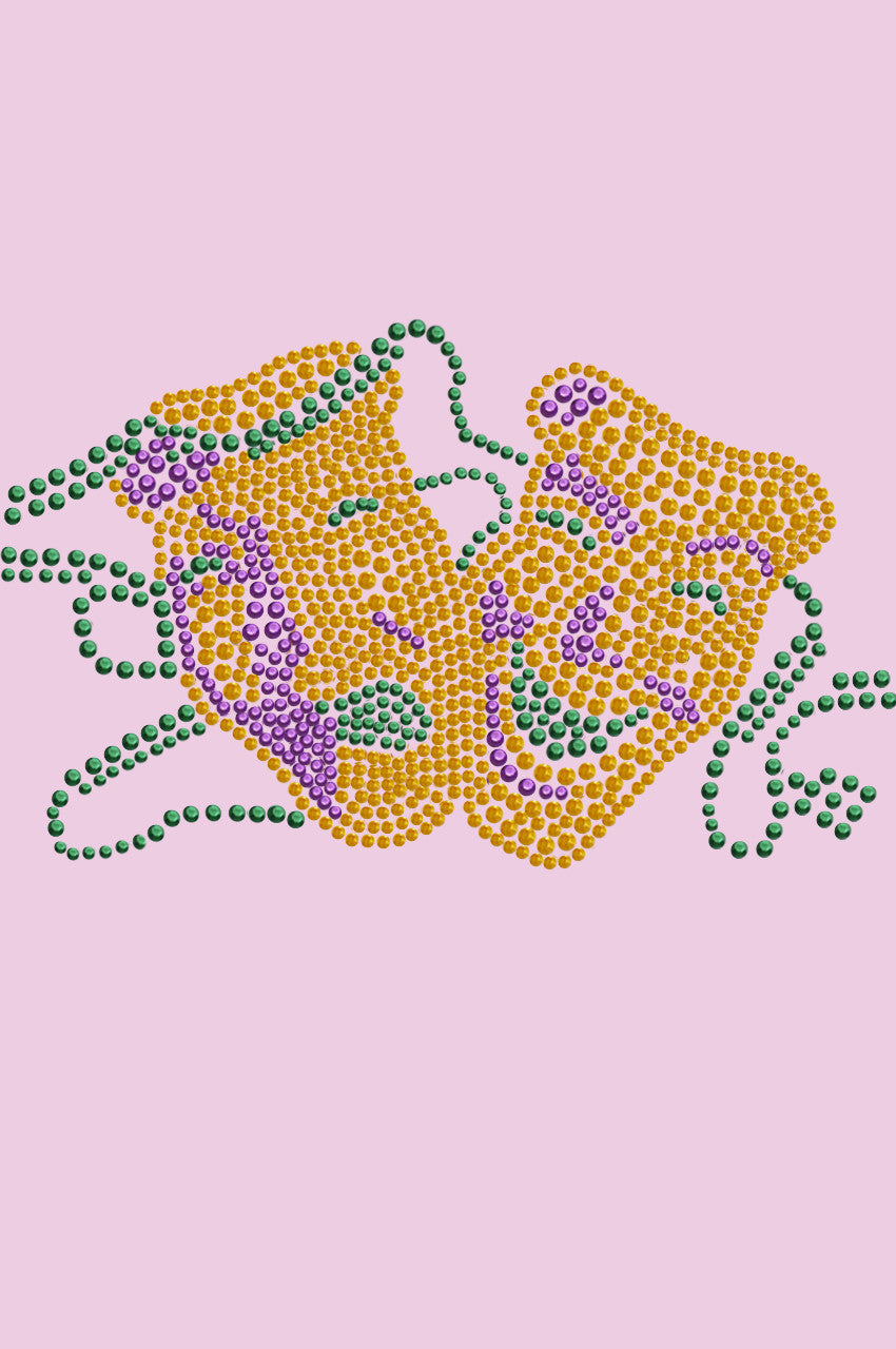 Gold Theater Comedy Tragedy Mask - Women's T-shirt