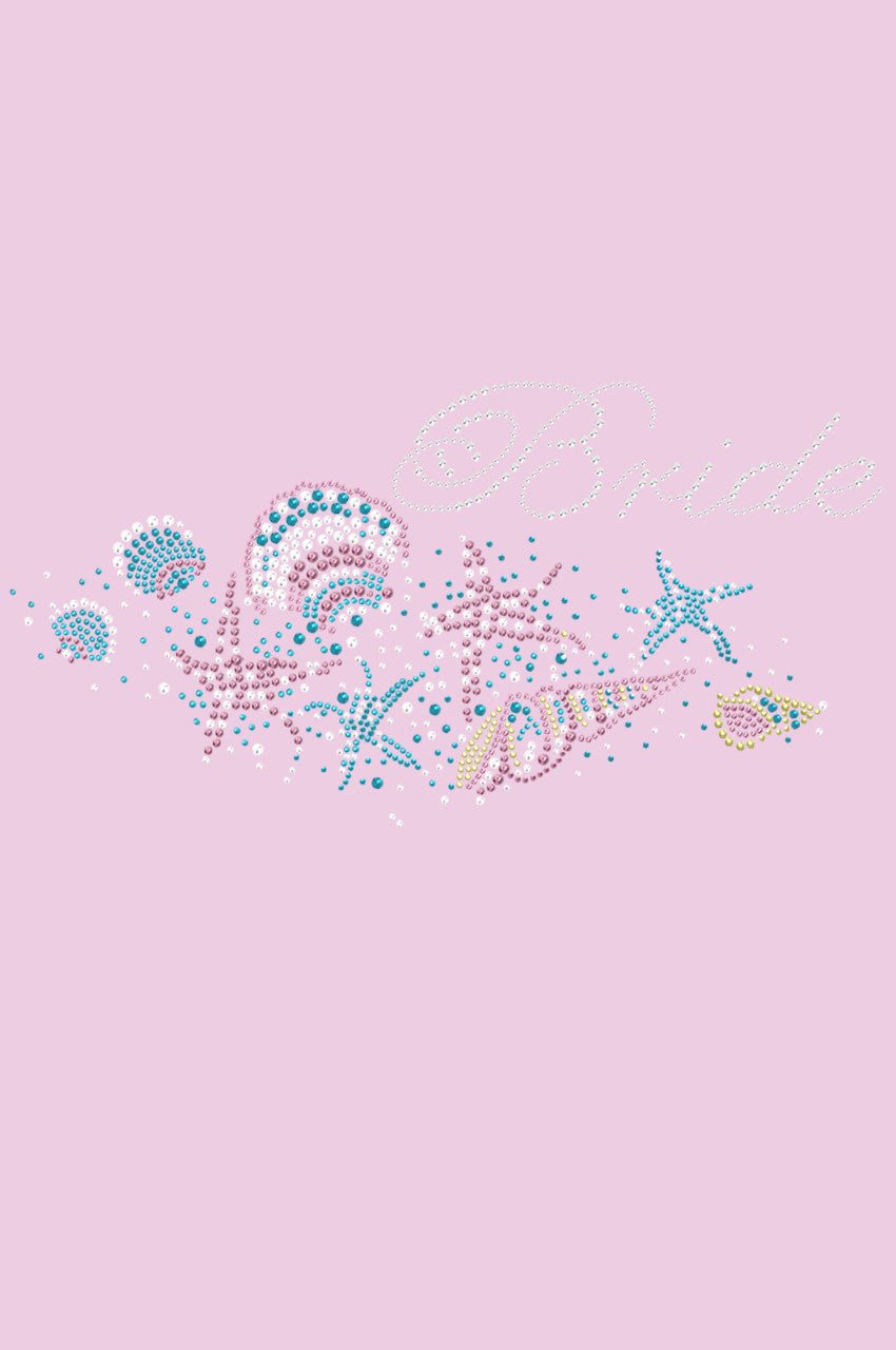 Bride with Seashells- Womens T-shirt