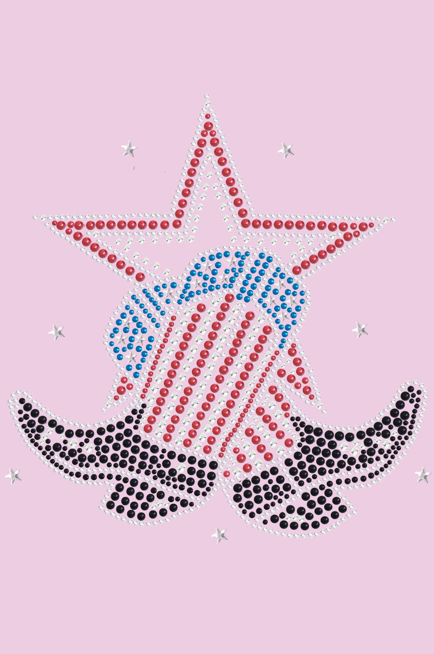 Boots with Star - Womens T-shirt
