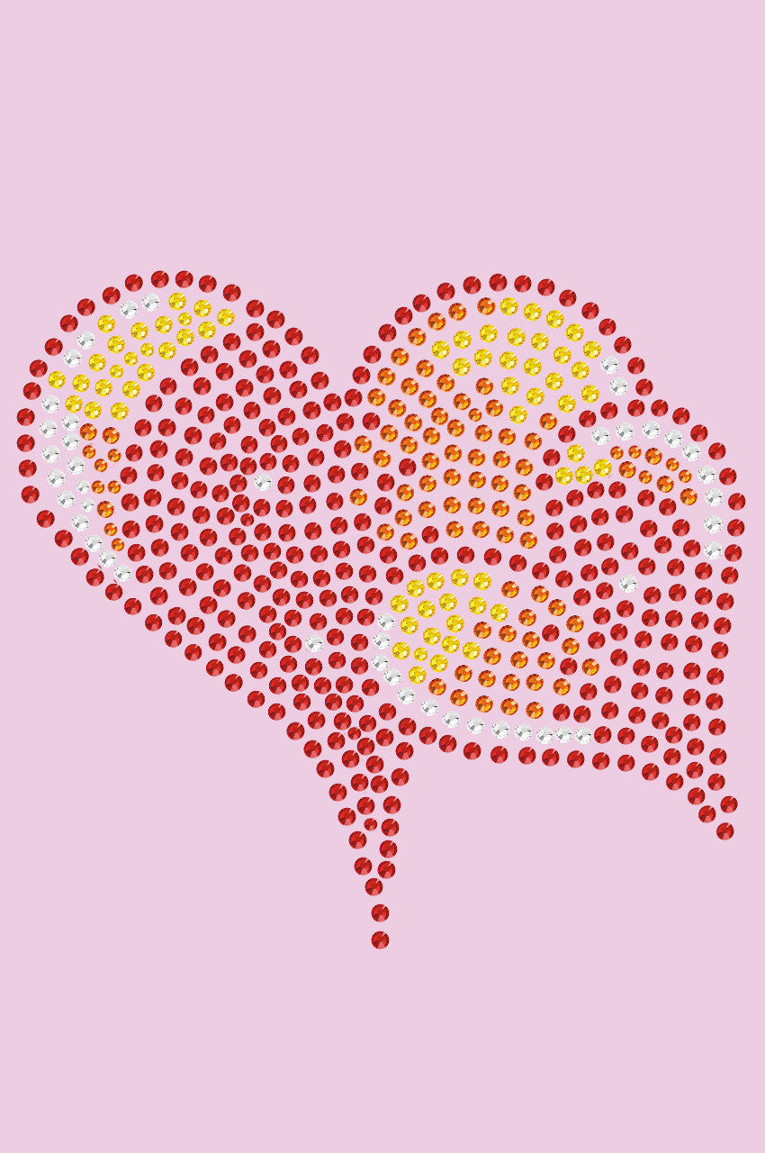 Red, Orange & Yellow Hearts Bandanna
