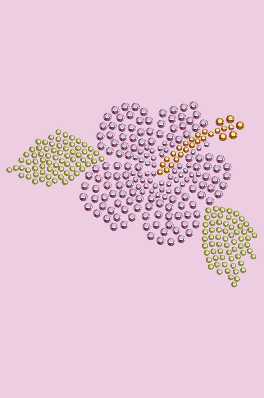 Small Light Pink Hibiscus - Bandanna