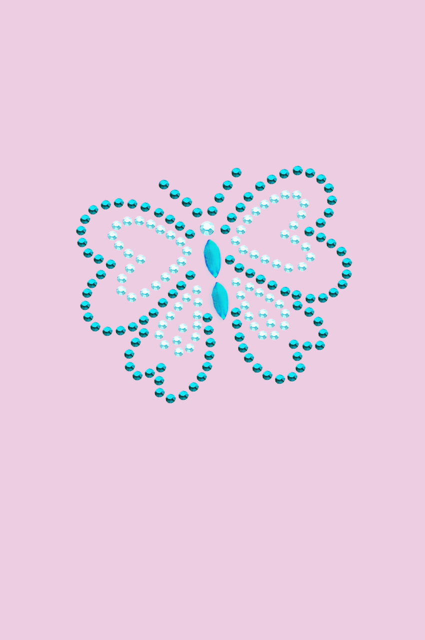 Blue Rhinestud Butterfly - Custom Tutu