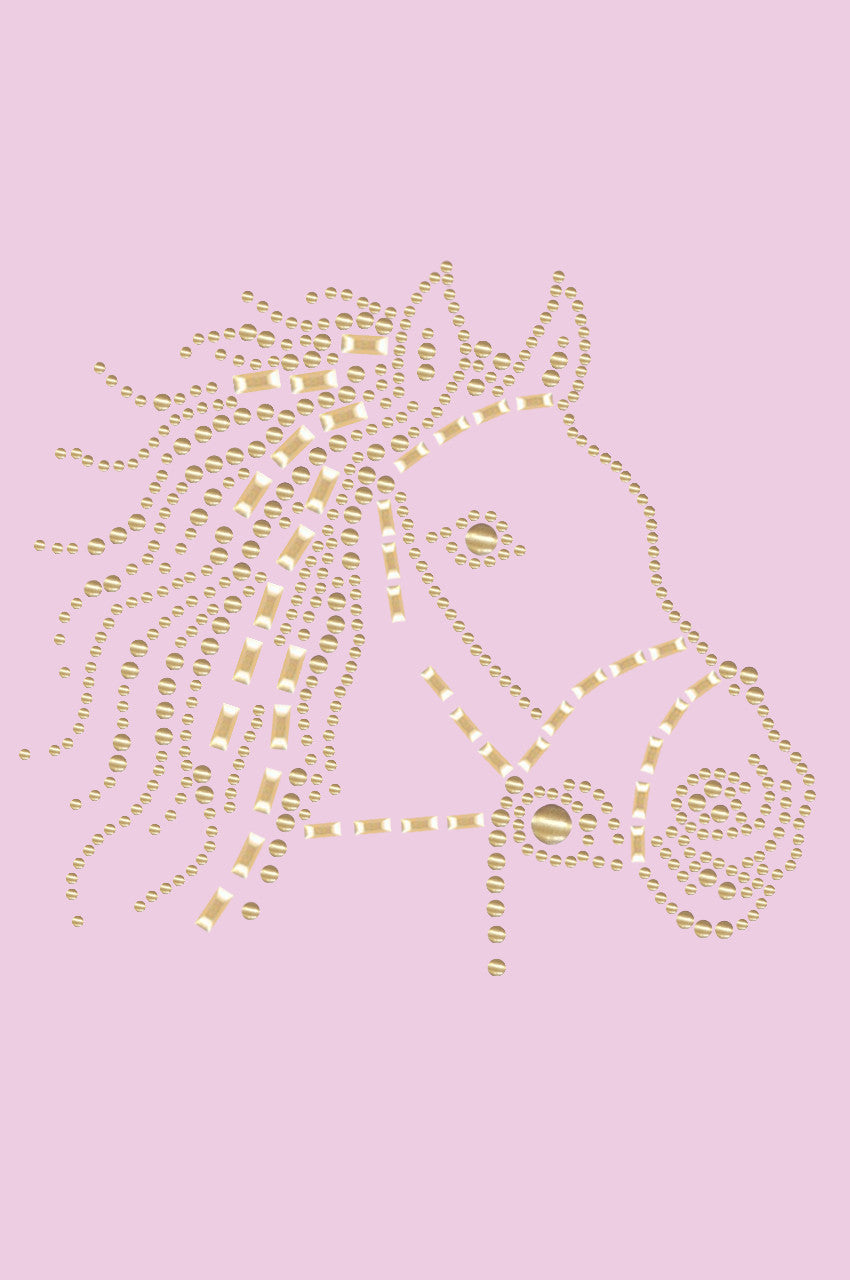 Horse Face (Gold) - Womens T-shirt