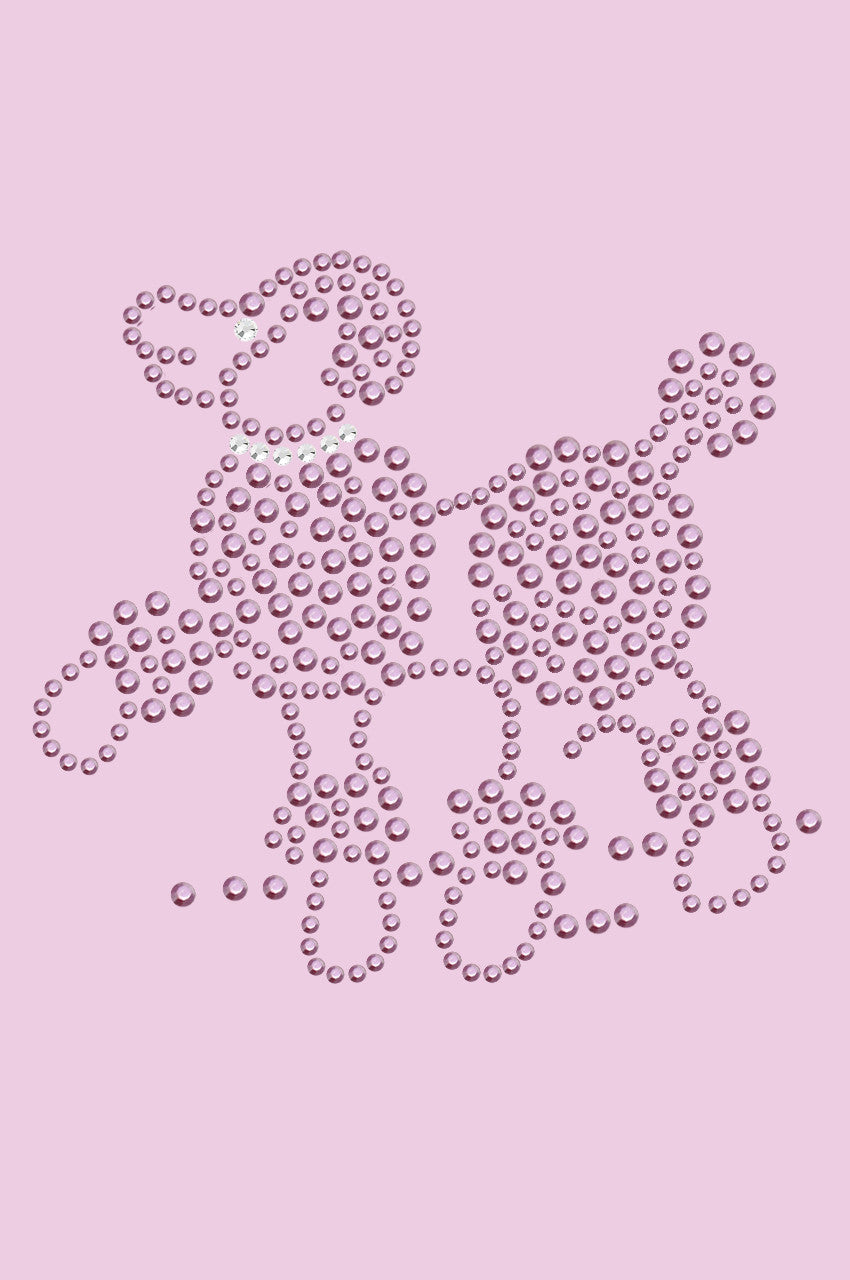 Poodle (Pink Rhinestuds) - bandana