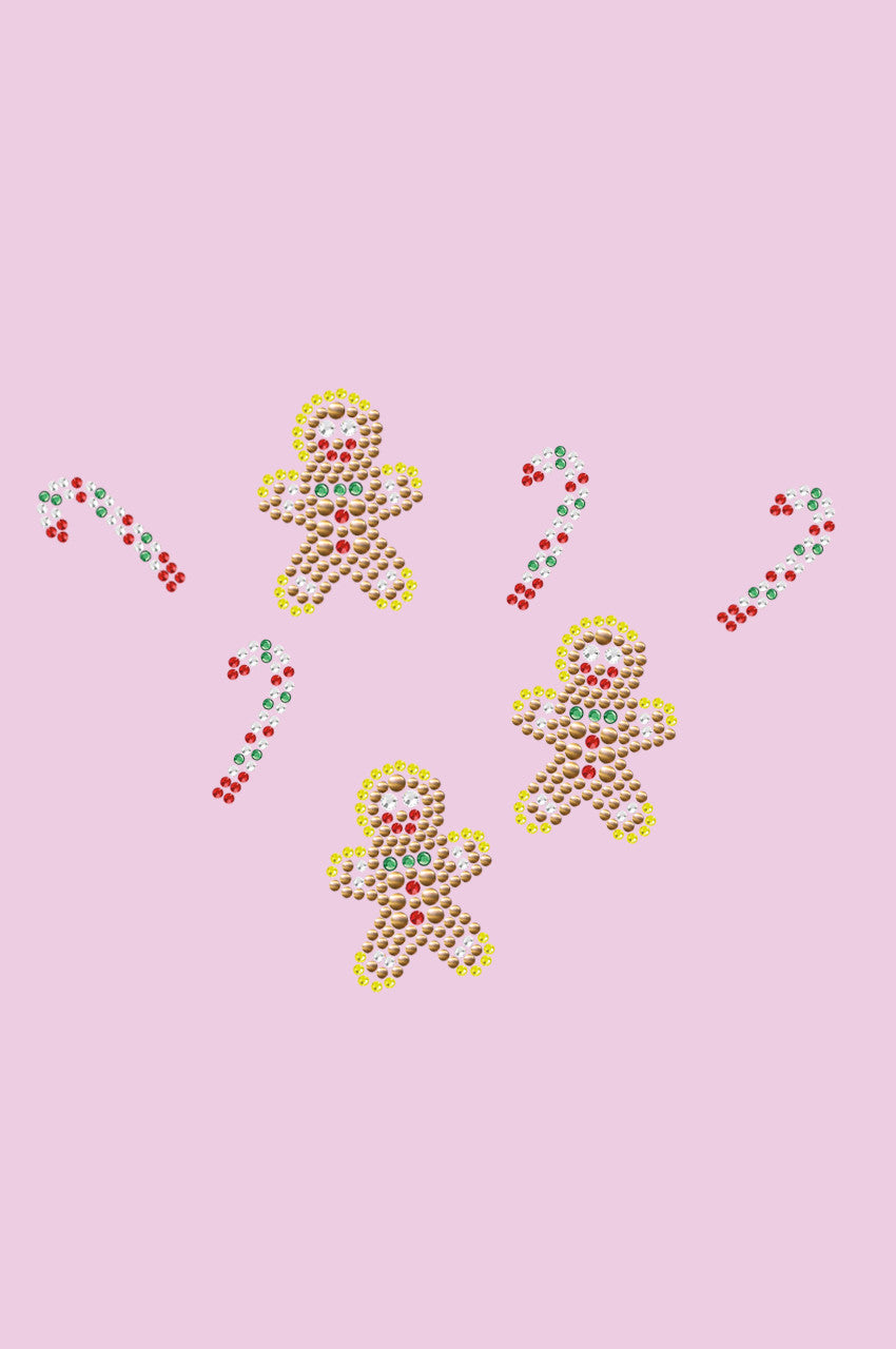 Gingerbread Men & Candy Canes - Bandana