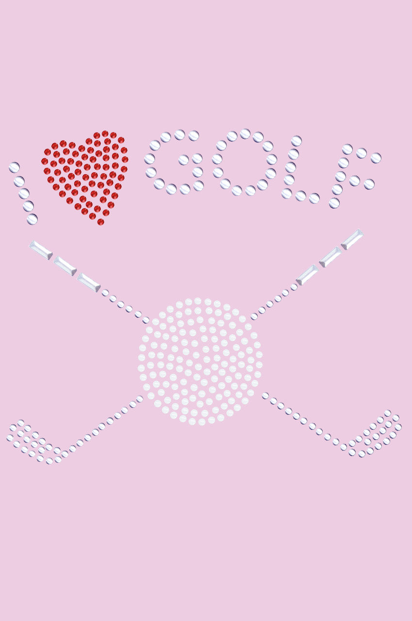 I Love Golf (Small) - Bandana