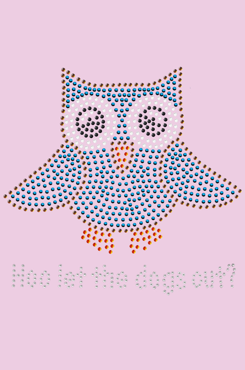 Blue Owl with Hoo Let the Dogs Out? - Custom Tutu