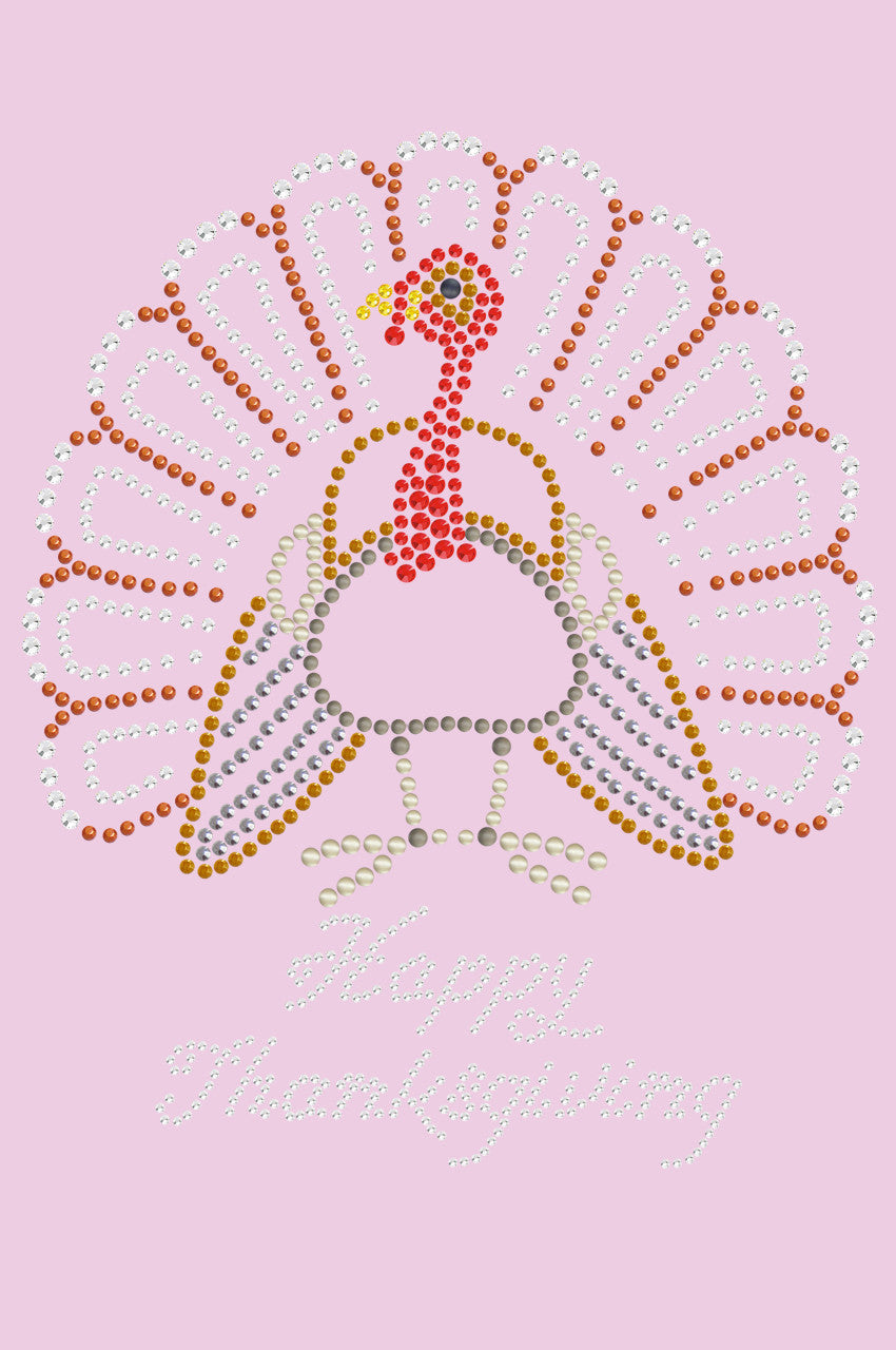 Happy Thanksgiving Turkey 2 - Womens T-shirt