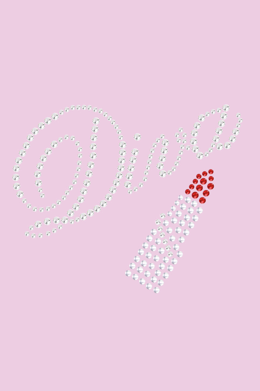 Diva with Austrian crystal Red Lipstick - Bandanna