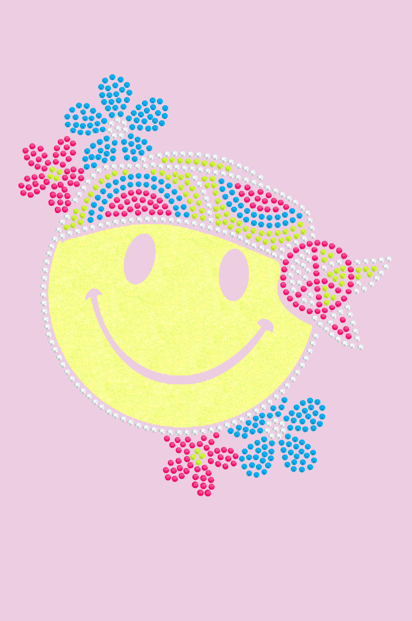 Happy Face Hippy - Womens T-shirt