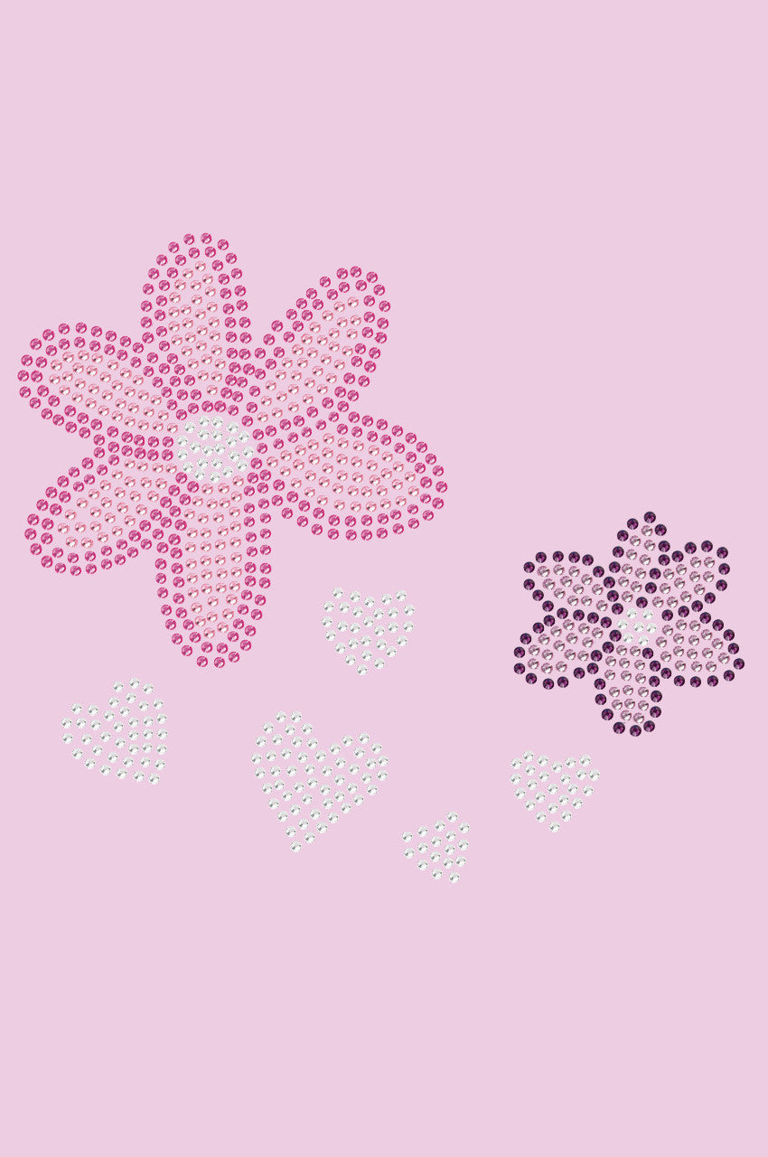Pink & Purple Flowers - Bandanna